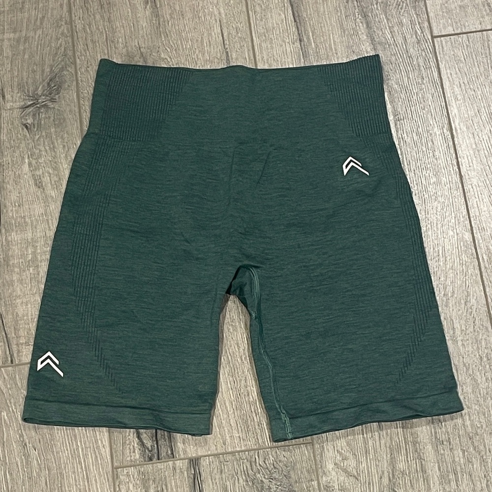 Oner Active Teal Marl High-Waisted Biker Shorts